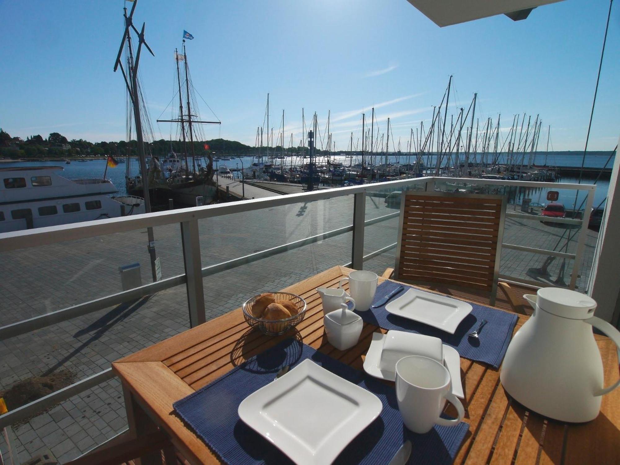 Apartment 10 - "Borbyblick" - Blickrichtung Hafen Und Offene See Eckernförde Exterior foto