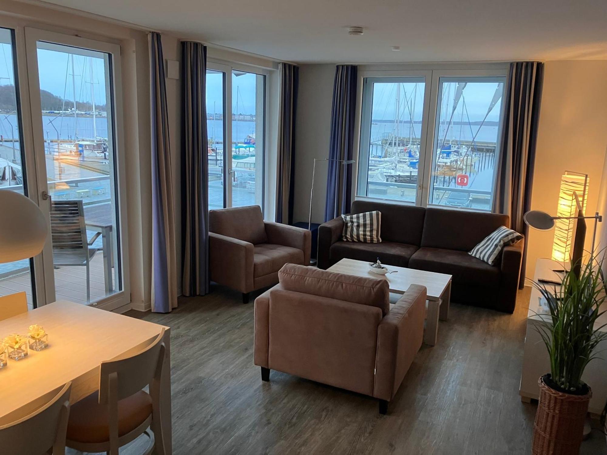 Apartment 10 - "Borbyblick" - Blickrichtung Hafen Und Offene See Eckernförde Exterior foto